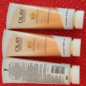 Olay body science B3 + hyaluronic acid cream body lotion 3 pack 3.05 fl oz ea